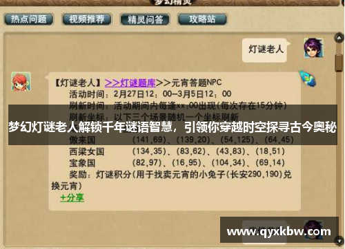 梦幻灯谜老人解锁千年谜语智慧，引领你穿越时空探寻古今奥秘